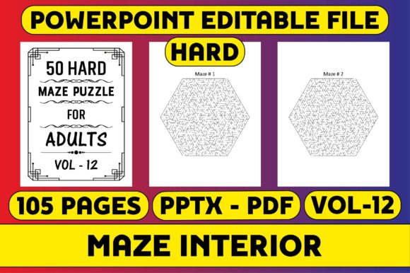 Challenging Adult Maze Puzzles for Sharp Minds