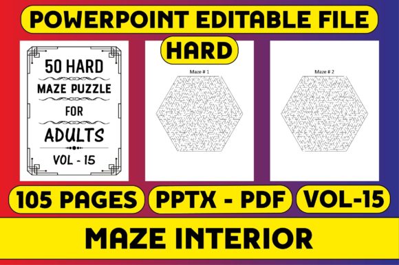 Challenging Your Mind: Exploring 50 Hard Adult Maze Puzzle Interior Vo-15
