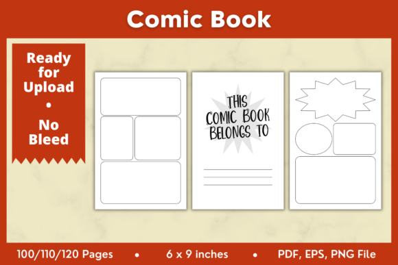 Creating and Publishing Your Own Comic Book with 6x9in KDP Interior Templates