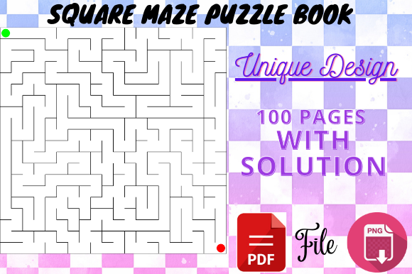 Engaging Square Maze Puzzles for Kids