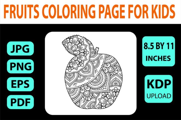 Explore Creative Fun with Fruits Coloring Pages