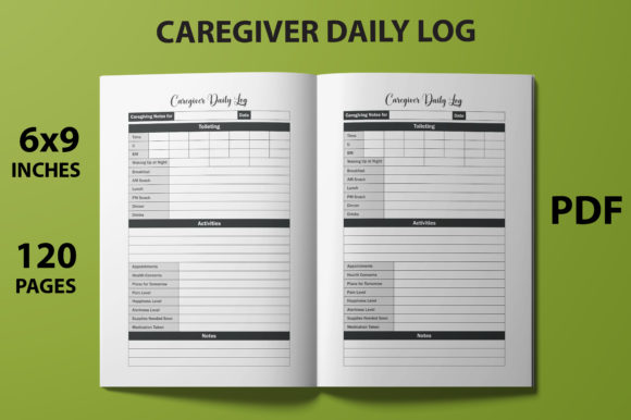 Exploring the Caregiver Daily Log Book - KDP Interior: A Comprehensive Resource for Documenting Care