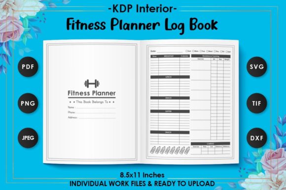 Fitness Planner Log Book for Your Active Lifestyle