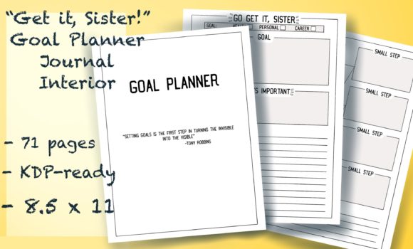 Goal Planner Journal Interior: A Design Gem