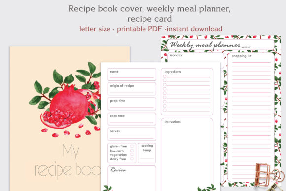 Organize Your Meals with a Stylish Weekly Planner