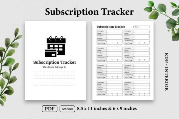 Subscription Tracker KDP Vol-4: A Comprehensive Guide for Authors and Publishers