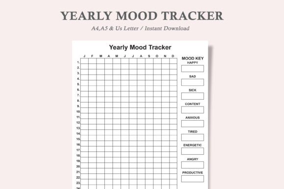 Unlocking Emotional Insights with Yearly Mood Trackers and Journals